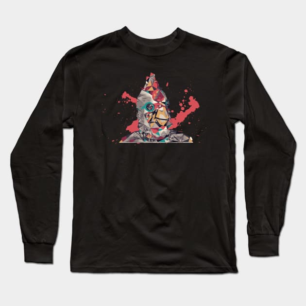 Hotline Miami Richard Mask Long Sleeve T-Shirt by hoodwinkedfool